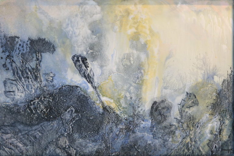 Painting by Gerald Domingue