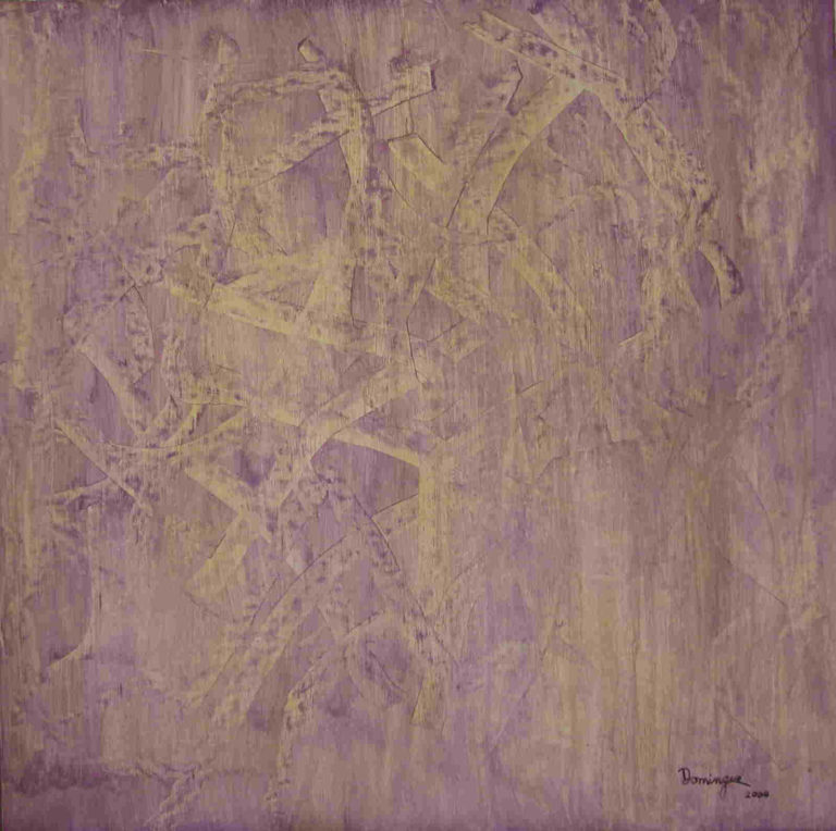 Painting by Gerald Domingue